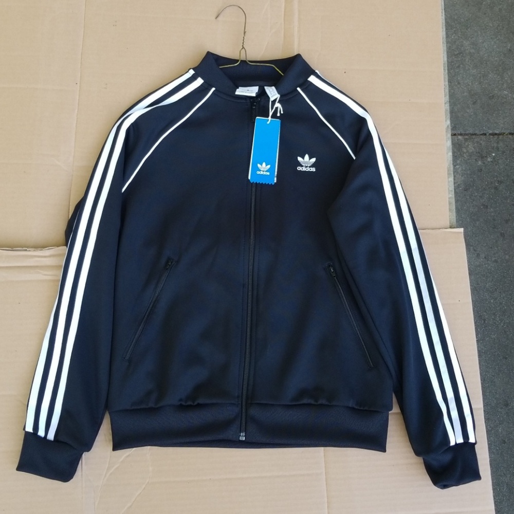 Womans adidas superstar jacket black
